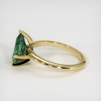 1.80 Ct. Green Sapphire Ring, 10K Yellow Gold 4