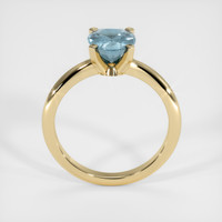1.48 Ct. Greenish Blue Sapphire Ring, 10K Yellow Gold 3