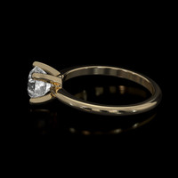 1.79 Ct. Green Sapphire Ring, 10K Yellow Gold 4