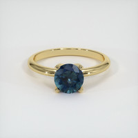 1.56 Ct. Sapphire Ring, 14K Yellow Gold 1