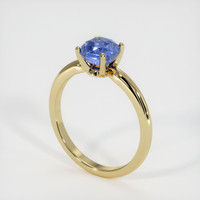 2.01 Ct. Sapphire Ring, 14K Yellow Gold 2