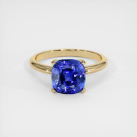 4.07 Ct. Sapphire Ring, 14K Yellow Gold 1