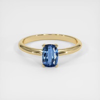 1.22 Ct. Sapphire Ring, 14K Yellow Gold 1