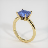 3.04 Ct. Sapphire Ring, 14K Yellow Gold 2