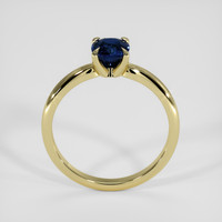 0.98 Ct. Blue Sapphire Ring, 14K Yellow Gold 3