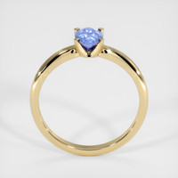0.78 Ct. Sapphire Ring, 14K Yellow Gold 3