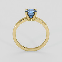 1.37 Ct. Blue Spinel Ring, 14K Yellow Gold 3