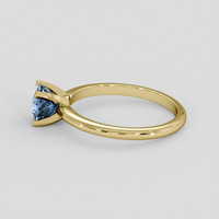 1.37 Ct. Blue Spinel Ring, 14K Yellow Gold 4