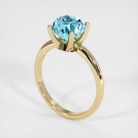 3.38 Ct. Gemstone Ring, 14K Yellow Gold 2