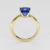 1.85 Ct. Violetish Blue Tanzanite Ring, 14K Yellow Gold 3