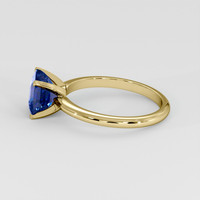 1.85 Ct. Violetish Blue Tanzanite Ring, 14K Yellow Gold 4