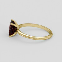 2.74 Ct. Red Garnet Ring, 14K Yellow Gold 4