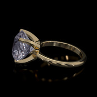 5.38 Ct. Gemstone Ring, 14K Yellow Gold 4