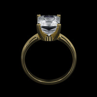 3.18 Ct. Gemstone Ring, 14K Yellow Gold 3