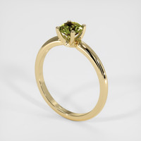 0.80 Ct. Gemstone Ring, 14K Yellow Gold 2