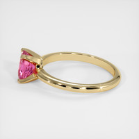 1.25 Ct. Pink Sapphire Ring, 14K Yellow Gold 4