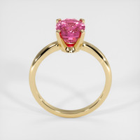 2.41 Ct. Pink Sapphire Ring, 14K Yellow Gold 3
