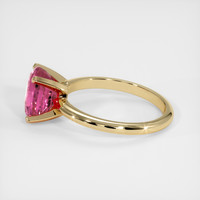 2.41 Ct. Pink Sapphire Ring, 14K Yellow Gold 4