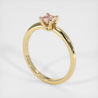 0.60 Ct. Sapphire Ring, 14K Yellow Gold 2