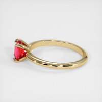 1.02 Ct. Ruby Ring, 14K Yellow Gold 4