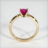 0.80 Ct. Ruby Ring, 14K Yellow Gold 3