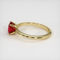 1.01 Ct. Ruby Ring, 14K Yellow Gold 4