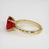 3.02 Ct. Ruby Ring, 14K Yellow Gold 4
