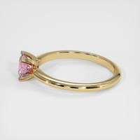 0.94 Ct. Pink Sapphire Ring, 14K Yellow Gold 4
