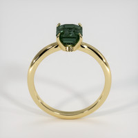 2.04 Ct. Green Sapphire Ring, 14K Yellow Gold 3