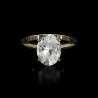 3.25 Ct. Sapphire Ring, 14K Yellow Gold 1
