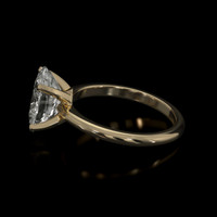 3.25 Ct. Yellow Sapphire Ring, 14K Yellow Gold 4