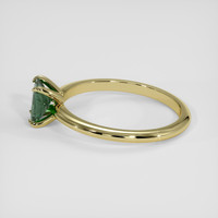 0.93 Ct. Green Sapphire Ring, 14K Yellow Gold 4