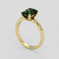 3.18 Ct. Bi Color Sapphire Ring, 14K Yellow Gold 2