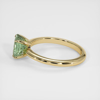 1.64 Ct. Green Sapphire Ring, 14K Yellow Gold 4
