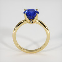 2.46 Ct. Blue Sapphire Ring, 14K Yellow Gold 3