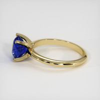 2.46 Ct. Blue Sapphire Ring, 14K Yellow Gold 4