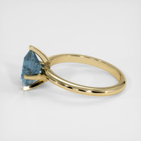 3.44 Ct. Sapphire Ring, 14K Yellow Gold 4