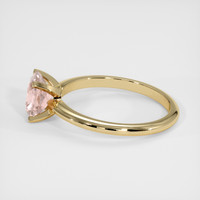 1.57 Ct. Padparadscha Sapphire Ring, 14K Yellow Gold 4