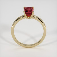 1.68 Ct. Orangish Brown Sapphire Ring, 14K Yellow Gold 3