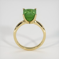 5.05 Ct. Green Sapphire Ring, 14K Yellow Gold 3