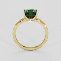 2.07 Ct. Green Sapphire Ring, 14K Yellow Gold 3
