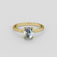 2.14 Ct. Bi Color / Parti Sapphire Ring, 14K Yellow Gold 1