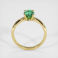 1.55 Ct. Green Sapphire Ring, 14K Yellow Gold 3