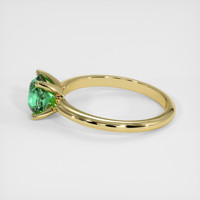 1.55 Ct. Green Sapphire Ring, 14K Yellow Gold 4