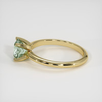1.46 Ct. Green Sapphire Ring, 14K Yellow Gold 4