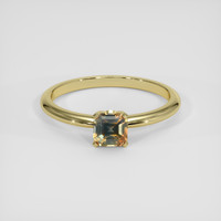 1.12 Ct. Bi Color Sapphire Ring, 14K Yellow Gold 1