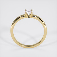 0.29 Ct. White Sapphire Ring, 14K Yellow Gold 3