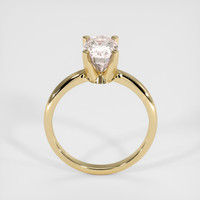 2.32 Ct. Peach Sapphire Ring, 14K Yellow Gold 3