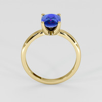 1.40 Ct. Blue Sapphire Ring, 14K Yellow Gold 3