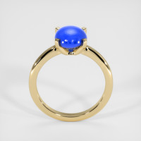 4.30 Ct. Blue Sapphire Ring, 14K Yellow Gold 3